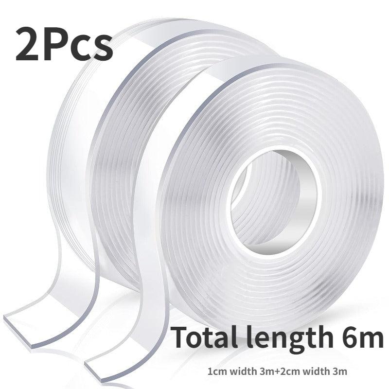 Heavy Duty Clear Double Sided Wall Tape - 2pcs