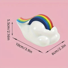 Cloud Tape Dispenser with Rainbow Tape