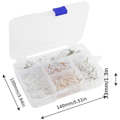 140 Transparent Push Nails Round Ball I nails For Bulletin Board