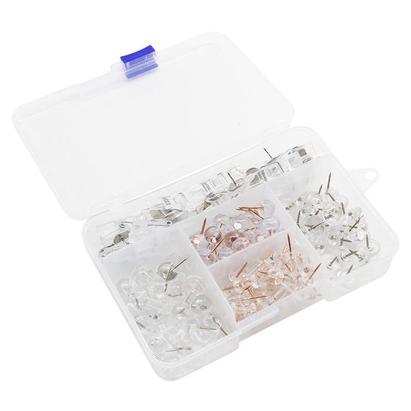 140 Transparent Push Nails Round Ball I nails For Bulletin Board