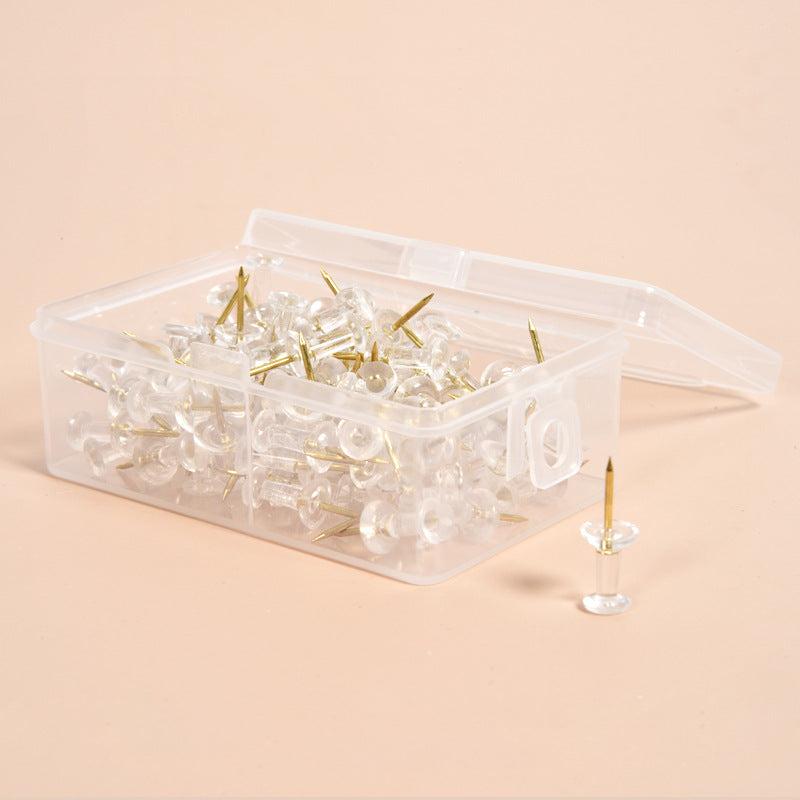 Transparent Rose Studs Cork Plastic Studs 100 Pieces