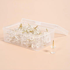 Transparent Rose Studs Cork Plastic Studs 100 Pieces