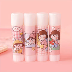 Student DIY Hand Solid Glue Stick 4 Packs