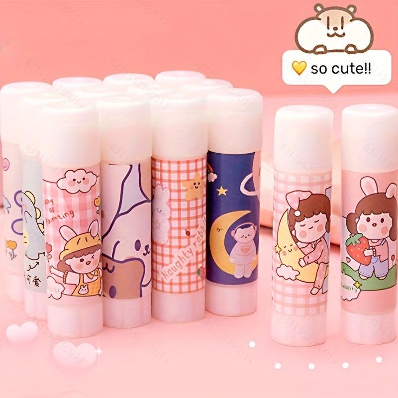Student DIY Hand Solid Glue Stick 4 Packs