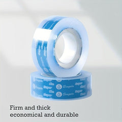 4pcs Transparent Easy Tear Tape Silent Hand Tear Low Noise Tape