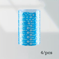 4pcs Transparent Easy Tear Tape Silent Hand Tear Low Noise Tape
