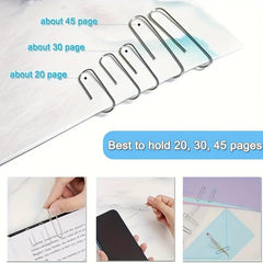 340pcs Paper Clips Binder Clips Assorted Sizes Large Medium Small