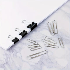 340pcs Paper Clips Binder Clips Assorted Sizes Large Medium Small
