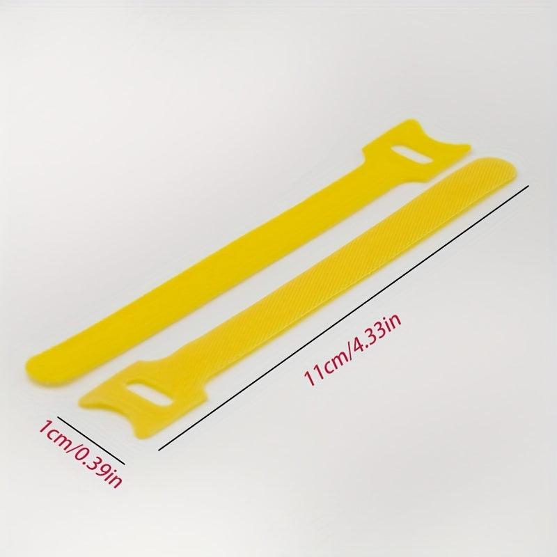 5pcs T-shaped Magic Tape Convenient Binding Self-adhesive Tie