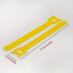 5pcs T-shaped Magic Tape Convenient Binding Self-adhesive Tie