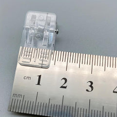 30pcs Mini Clear Decorating Hook Clips for Christmas Outdoor Camping Home Decor