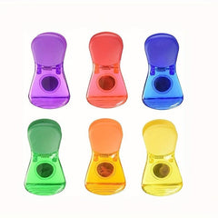 6pcs Wide Bag Clips for Home/Office, 6 Different Colors Storage Clips