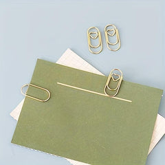 200 Love Heart Paper Clips in Tinplate Holder