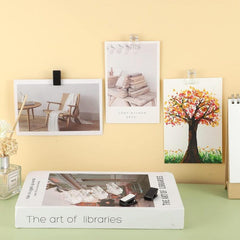 20pcs Adhesive Tapestry Hangers Clips - Sticky Clips for Wall, Photo, Poster