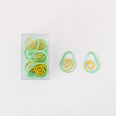 10pcs Cute Avocado Paper Clips for Office School Use