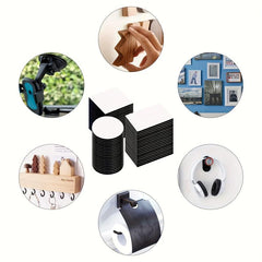 60pcs Double Sided Adhesive Tape Foam Mounting for Walls Floors Doors