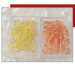 15pcs Mix Colors Metal Paper Clips Dog Bookmarks For Office Notebook Accessory
