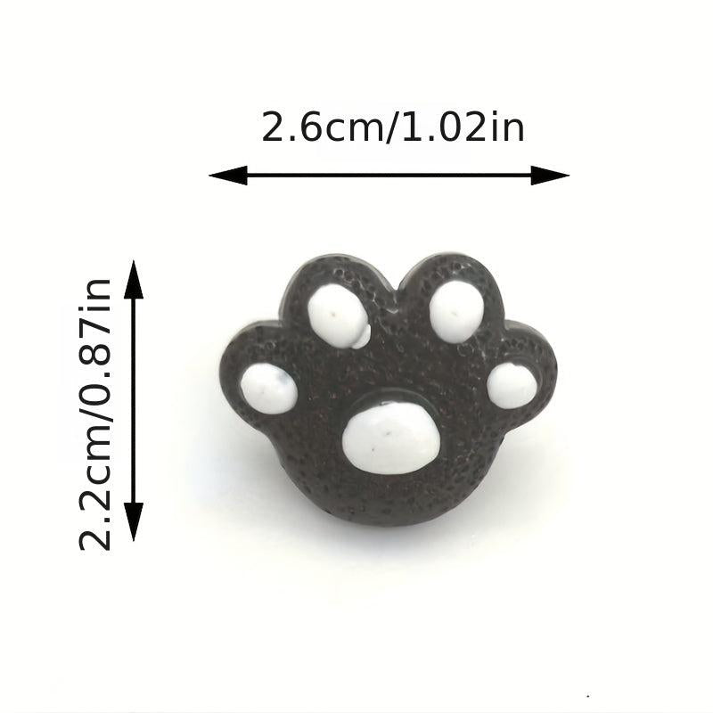 25pcs Paw Print Push Pins Animal Paw Thumb Tacks for Cork Boards
