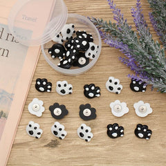 25pcs Paw Print Push Pins Animal Paw Thumb Tacks for Cork Boards