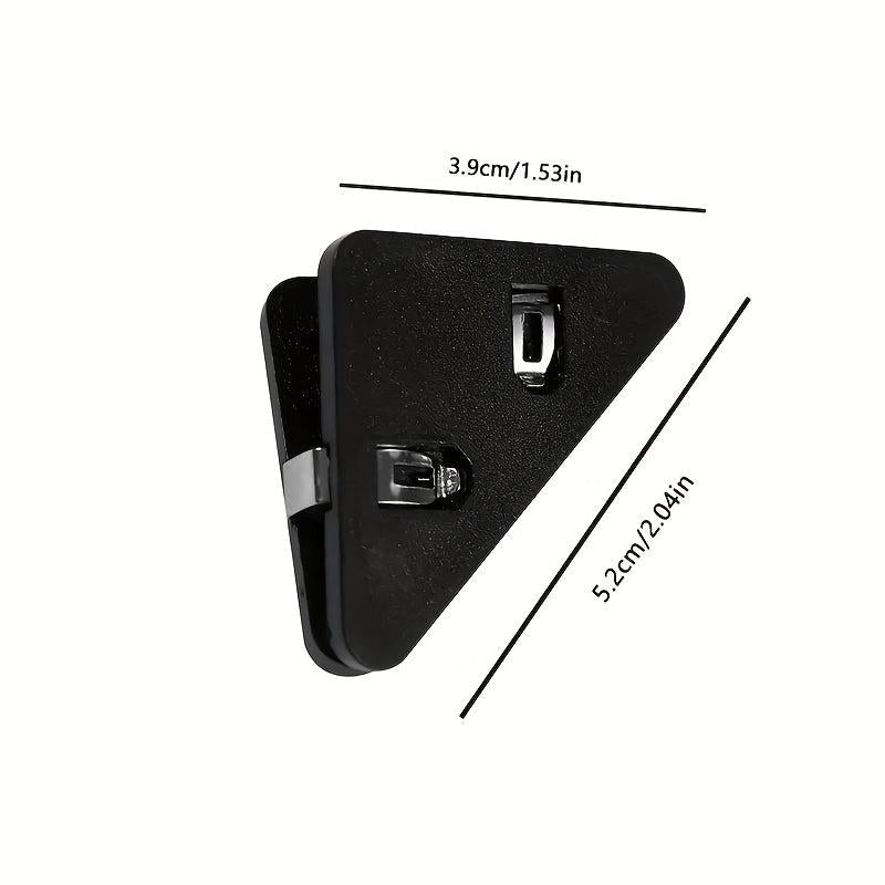 20pcs Triangular File Corner Clip - Multifunctional Book, Test Tool