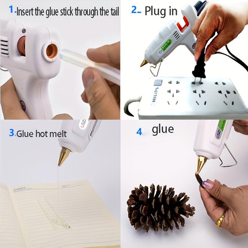 20pcs High Viscosity Transparent Hot Melt Glue Sticks