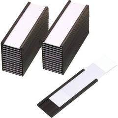 Magnetic Label Holders with Protective Films, 30pcs