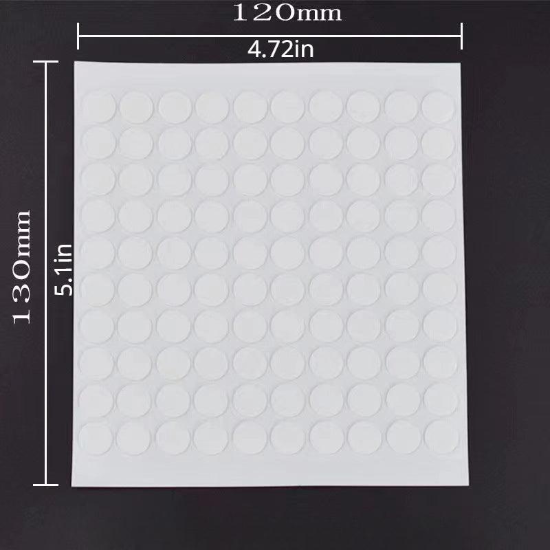100pcs 10mm Nail Crystal Adhesive Strip No Marks No Cut High Adhesive Tape
