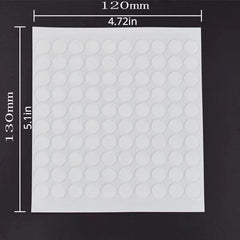 100pcs 10mm Nail Crystal Adhesive Strip No Marks No Cut High Adhesive Tape