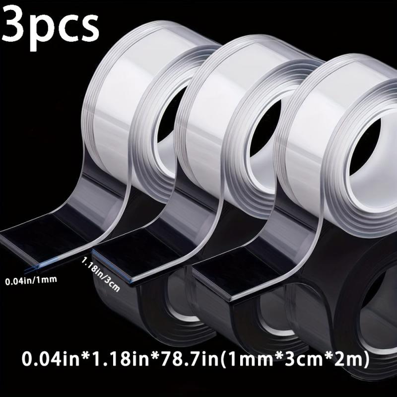Heavy Duty Nano Tape 3pcs Reusable Traceless Washable
