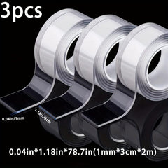 Heavy Duty Nano Tape 3pcs Reusable Traceless Washable