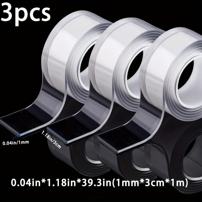 Heavy Duty Nano Tape 3pcs Reusable Traceless Washable