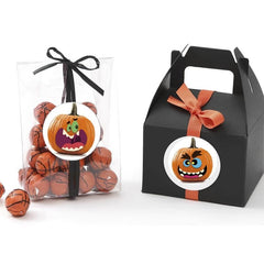 500pcs Halloween Adhesive Stickers Funny Pumpkin Happy Thank You Label Stickers