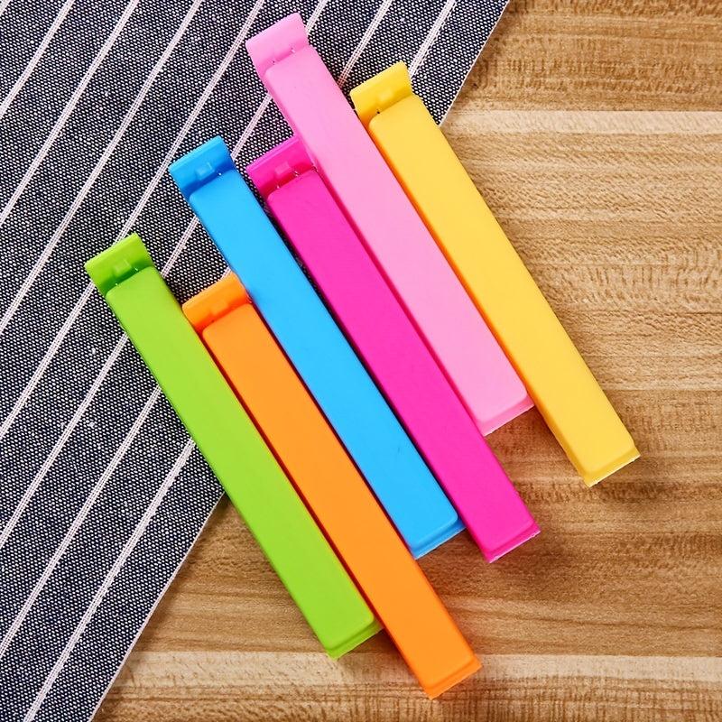 30pcs Plastic Chip Clips Bag Sealing Clips Food Storage Colorful Fresh