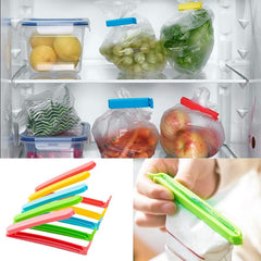 30pcs Plastic Chip Clips Bag Sealing Clips Food Storage Colorful Fresh