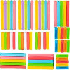 30pcs Plastic Chip Clips Bag Sealing Clips Food Storage Colorful Fresh