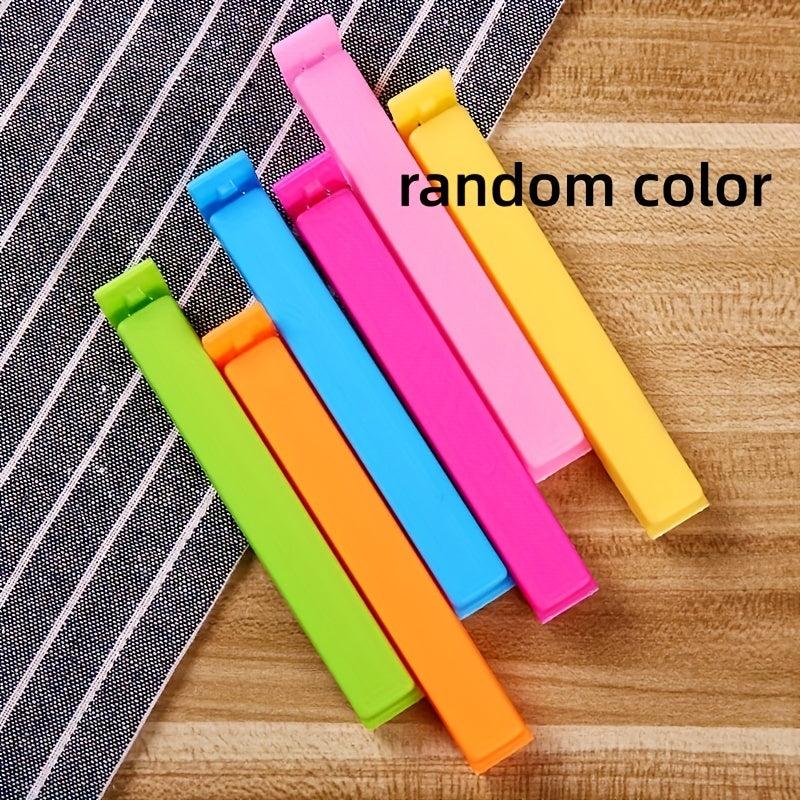 30pcs Plastic Chip Clips Bag Sealing Clips Food Storage Colorful Fresh