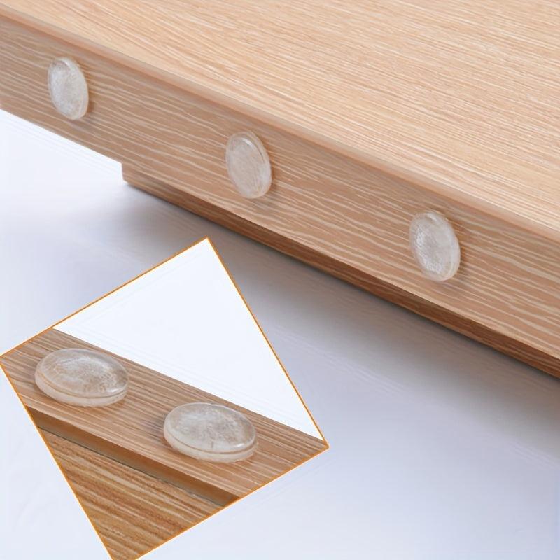 Clear Silicone Anti-collision Self-adhesive Glue Grain Furniture Door Sticker