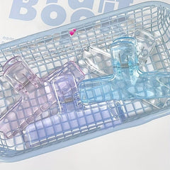Transparent Acrylic Clip Clear File Folder Test Paper Clip Storage Clip