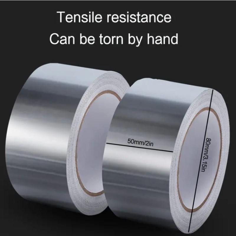 2pcs High Temp Resistant Aluminum Foil Tape Caulk Range Hood Stove