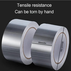 2pcs High Temp Resistant Aluminum Foil Tape Caulk Range Hood Stove