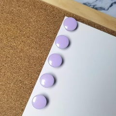 30 Purple Push Pins for Cork Board, Jumbo Thumb Tacks for Bulletin Board
