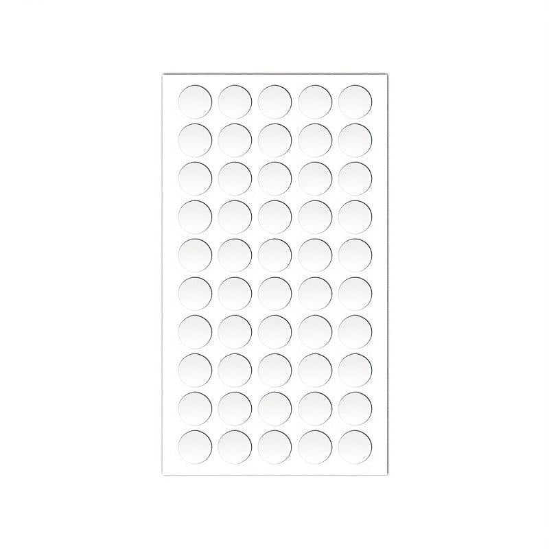 500pcs Self-adhesive Coin Acrylic Dots - 10 Sheets