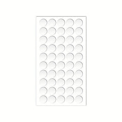 500pcs Self-adhesive Coin Acrylic Dots - 10 Sheets