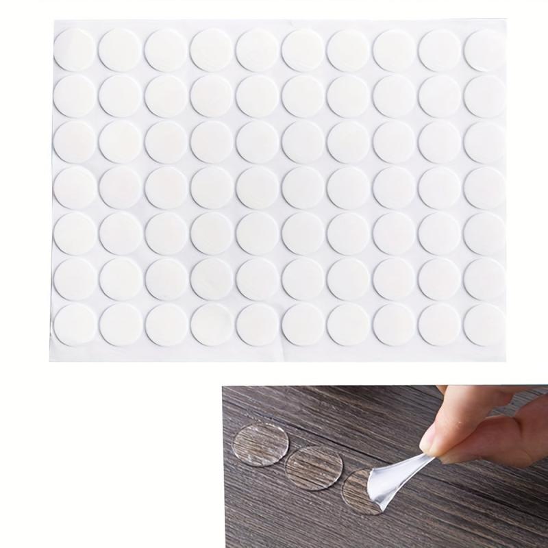 500pcs Self-adhesive Coin Acrylic Dots - 10 Sheets
