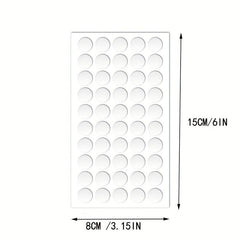 500pcs Self-adhesive Coin Acrylic Dots - 10 Sheets