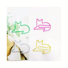 50 Animal Shaped Paperclips for Office & School Use