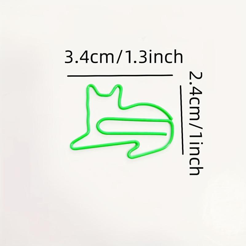 50 Animal Shaped Paperclips for Office & School Use