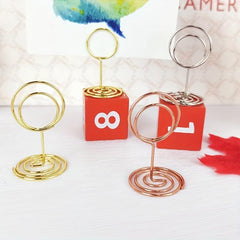 Desktop Memo Holder for Restaurants Banquets Weddings