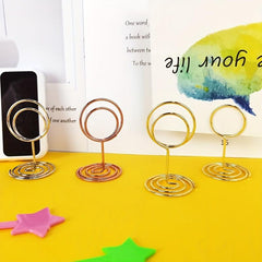 Desktop Memo Holder for Restaurants Banquets Weddings