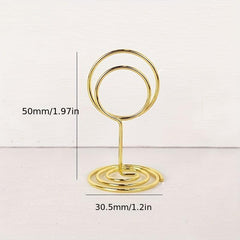 Desktop Memo Holder for Restaurants Banquets Weddings
